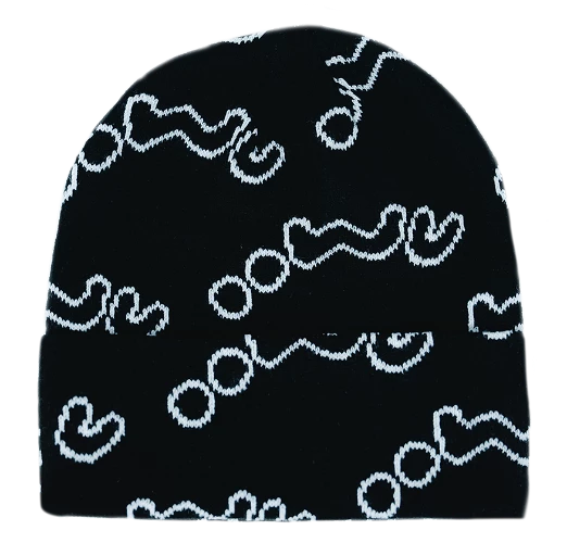 All over font OOWU Beanie - OOWU.US